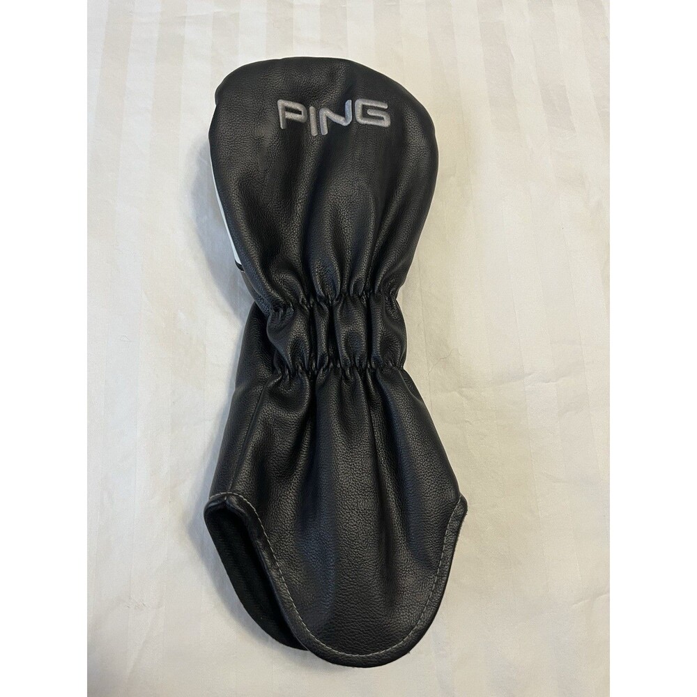 PING G430 Driver Headcover - Black/White/Yellow - Genuine Leather - Excellent - Picture 5 of 6